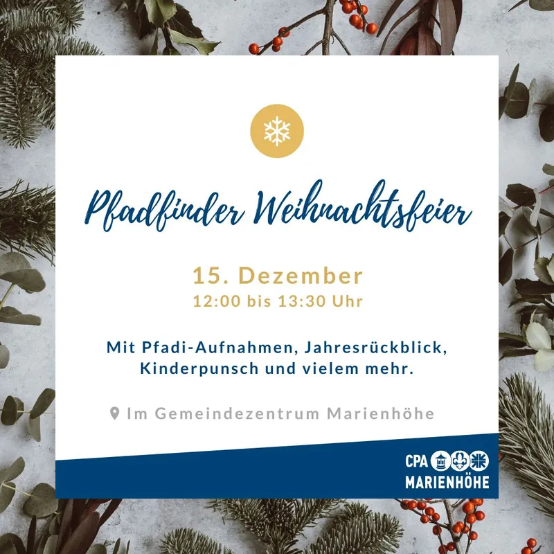 2024 Pfadfinder Weihnachtsfeier